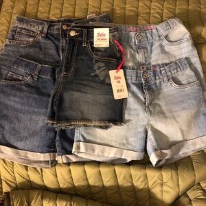 5 Pairs Girls size 14/16 Denim Shorts